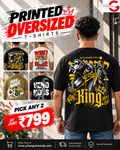 Oversized Printed T-Shirtt Combo of Two