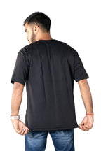 Black Plain Oversized T-shirt