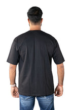 Black Plain Oversized T-shirt