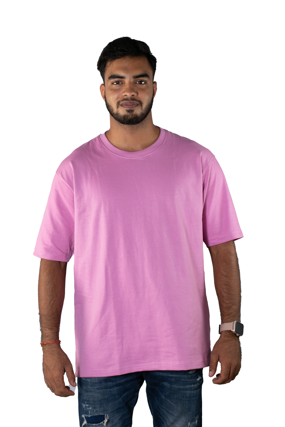 Oversized Printed T-Shirt Lavender Pink