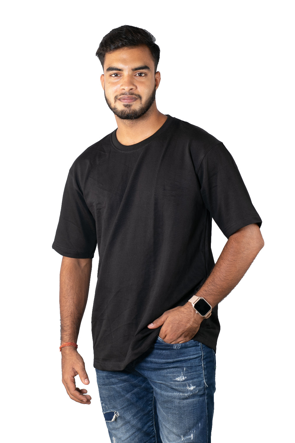 Oversized Printed T-Shirt Black
