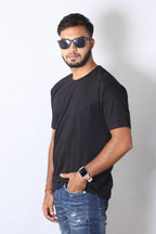 Black Plain T-Shirt