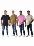 Over Size Plain T-Shirt Combo of Two