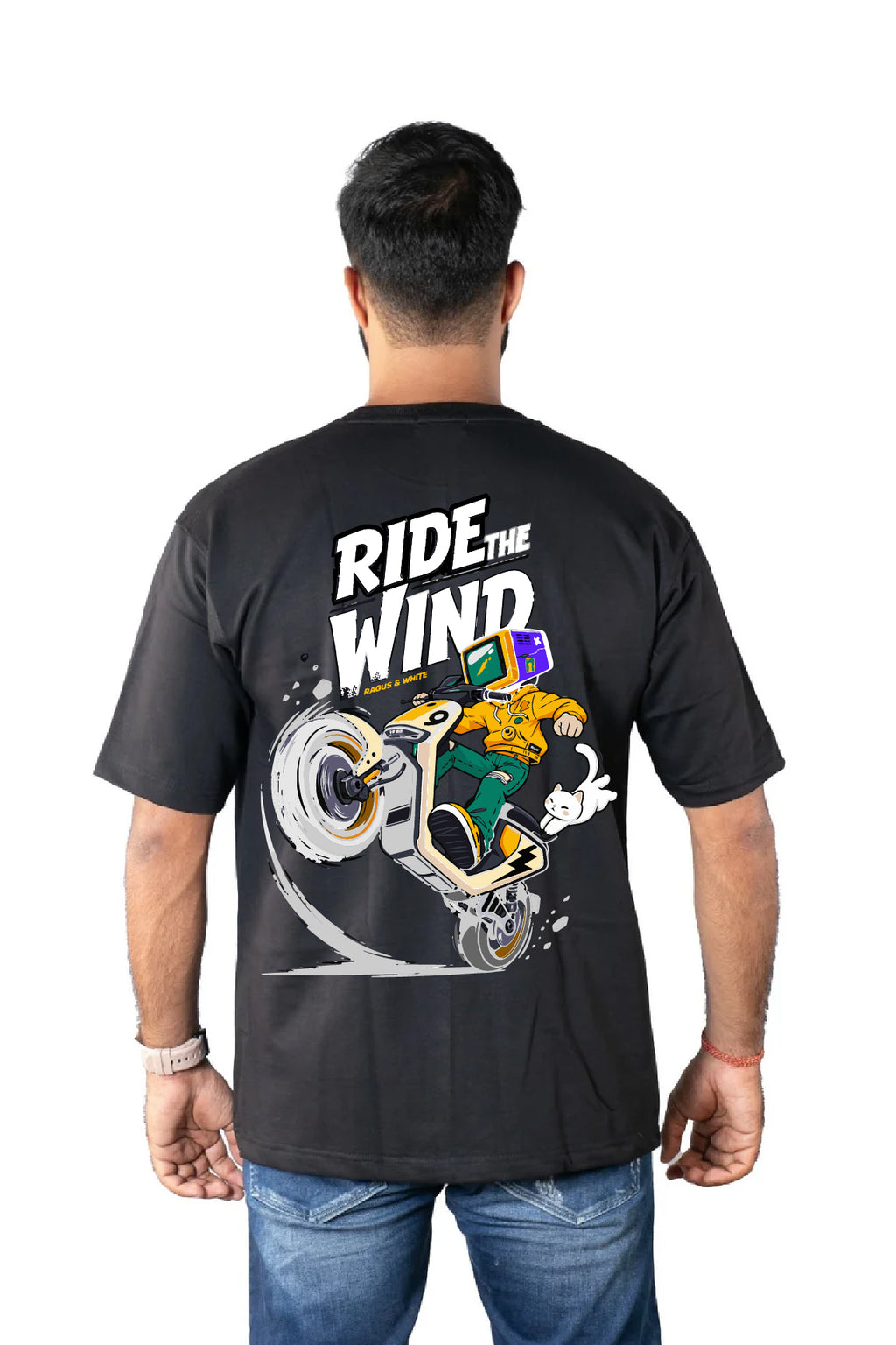 Oversized Printed T-Shirt Combo of Three