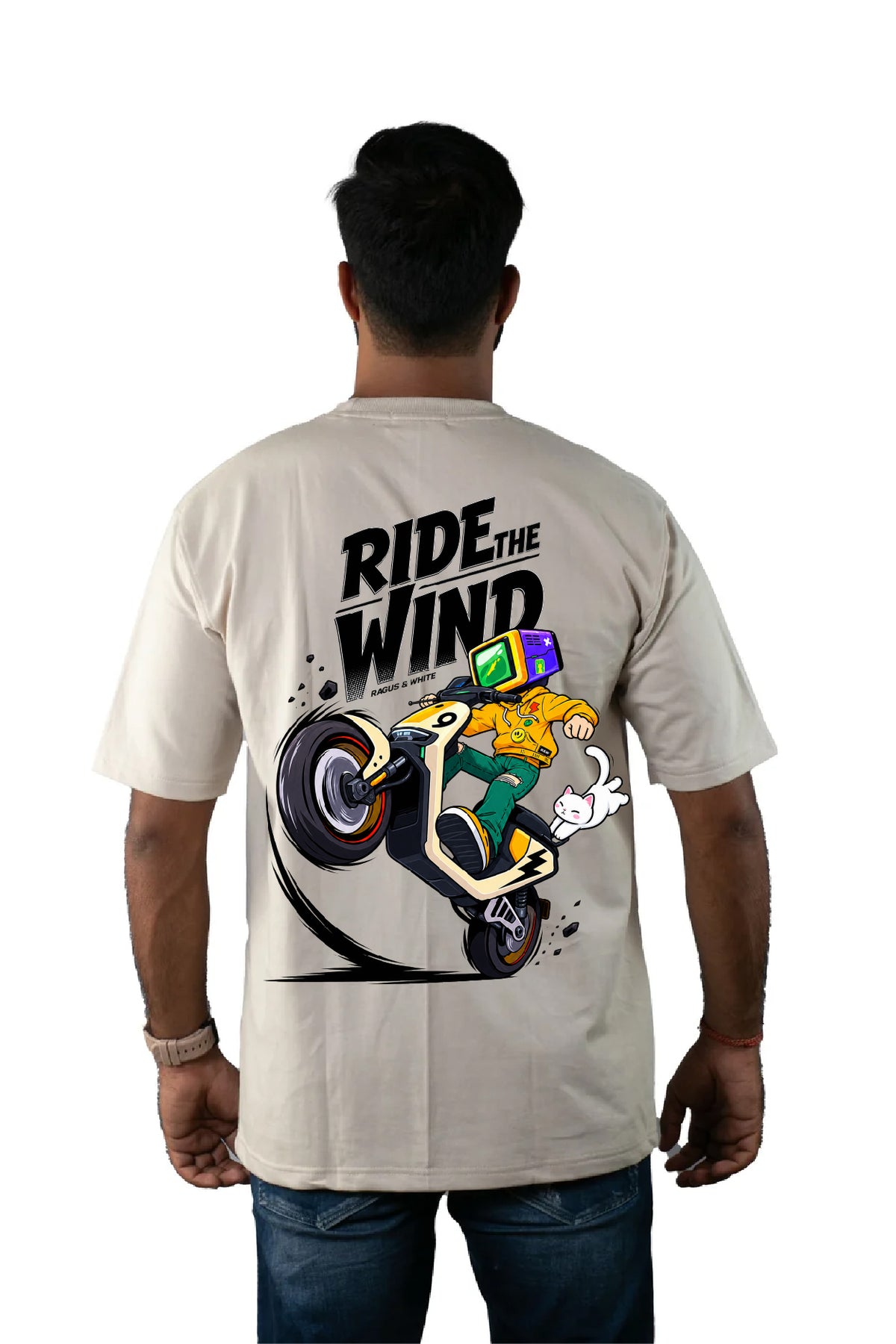 Oversized Printed T-Shirt Combo of Three