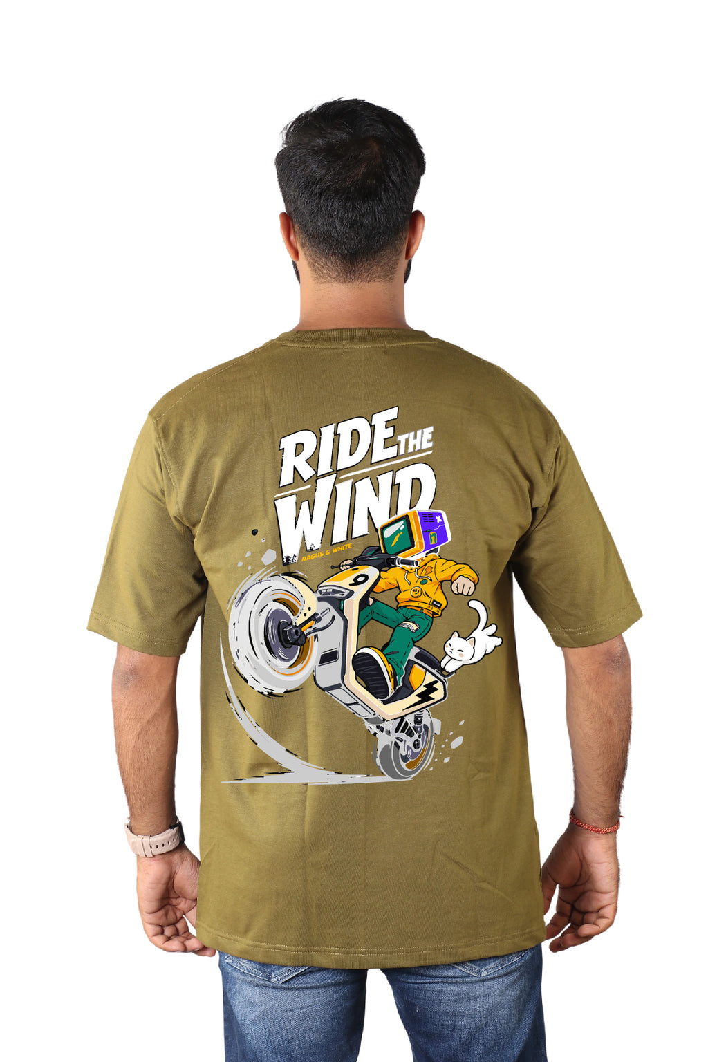 Oversized Printed T-Shirt Combo of Three