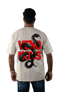Snake Printed Oversized T-shirt for Men