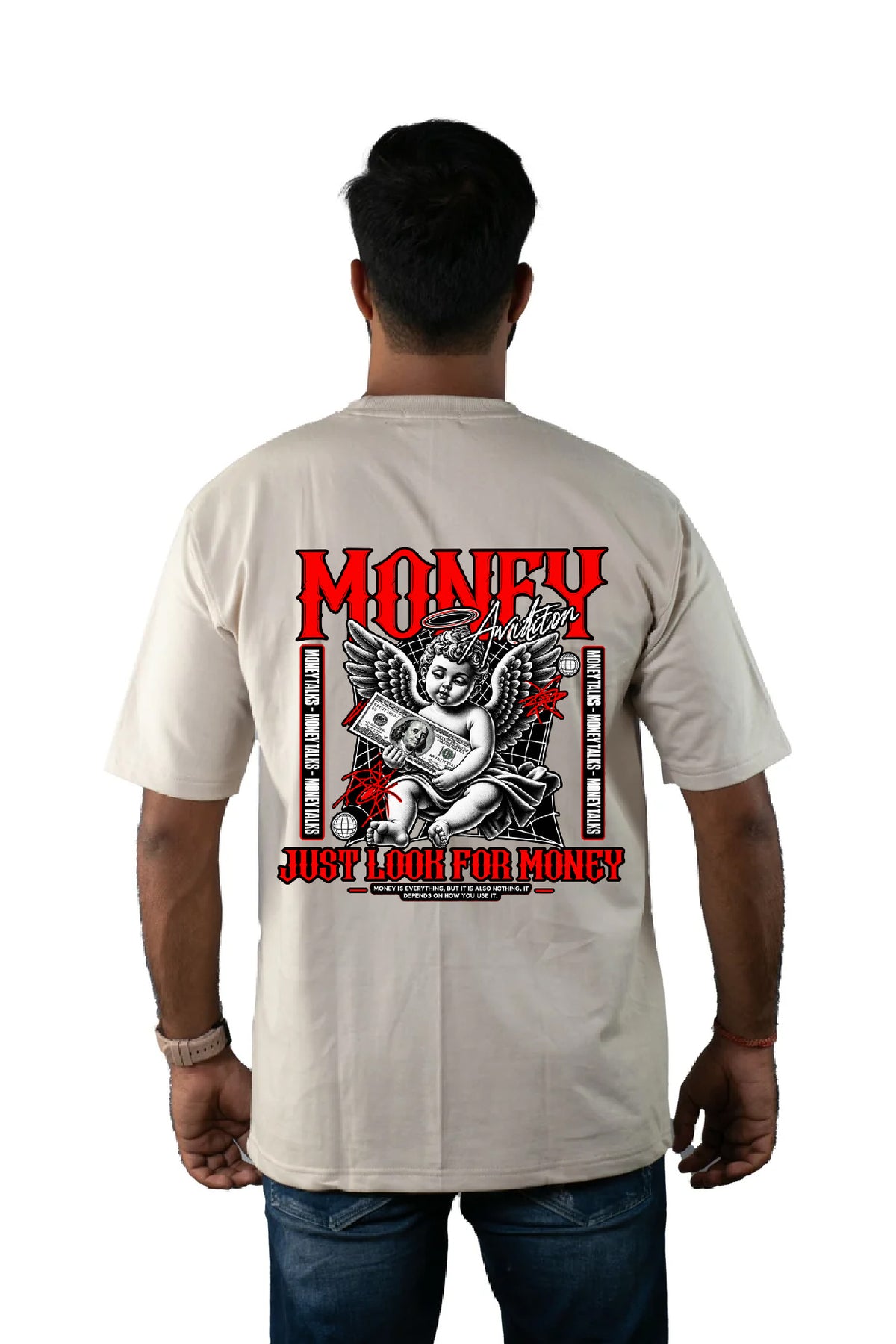 Oversized Printed T-Shirt Combo of Three