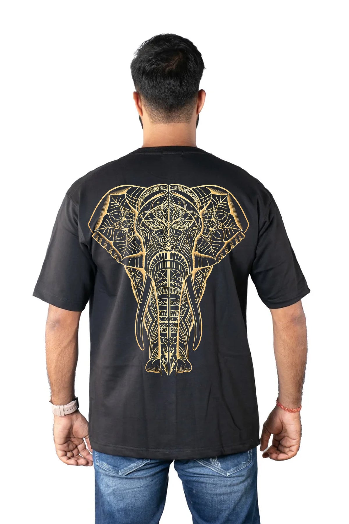 Oversized Printed T-Shirt Black