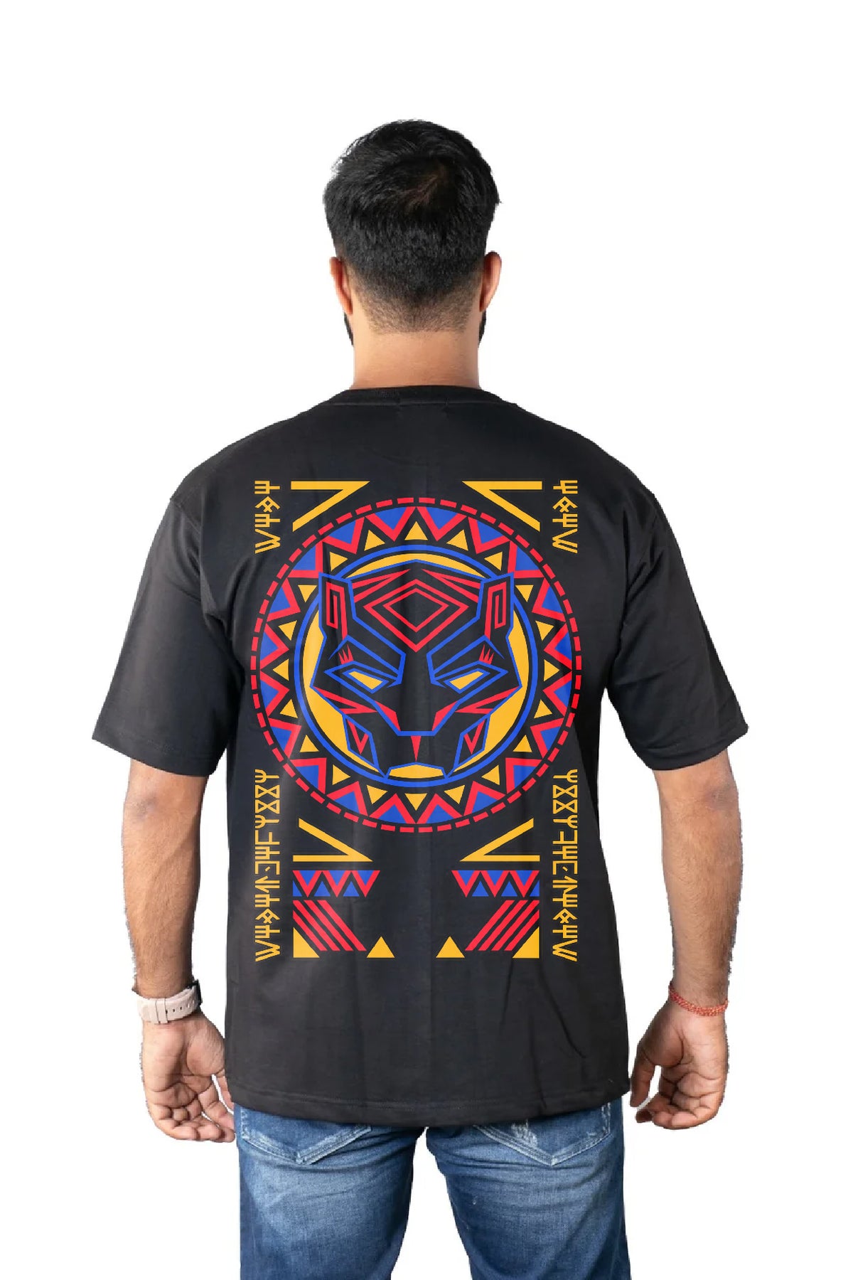 Oversized Printed T-Shirt Black