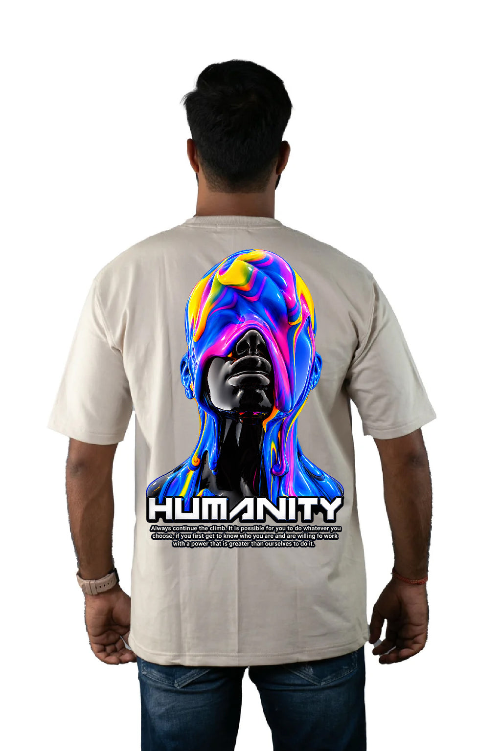 Oversized Printed T-Shirt Combo of Three