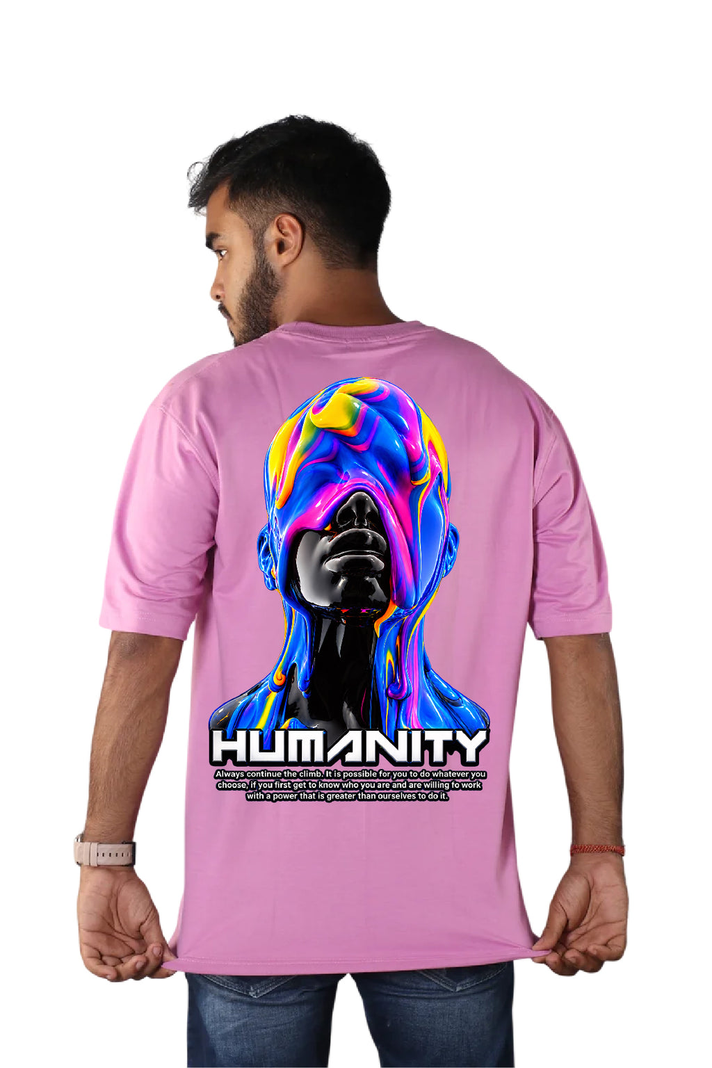 Oversized Printed T-Shirt Combo of Three
