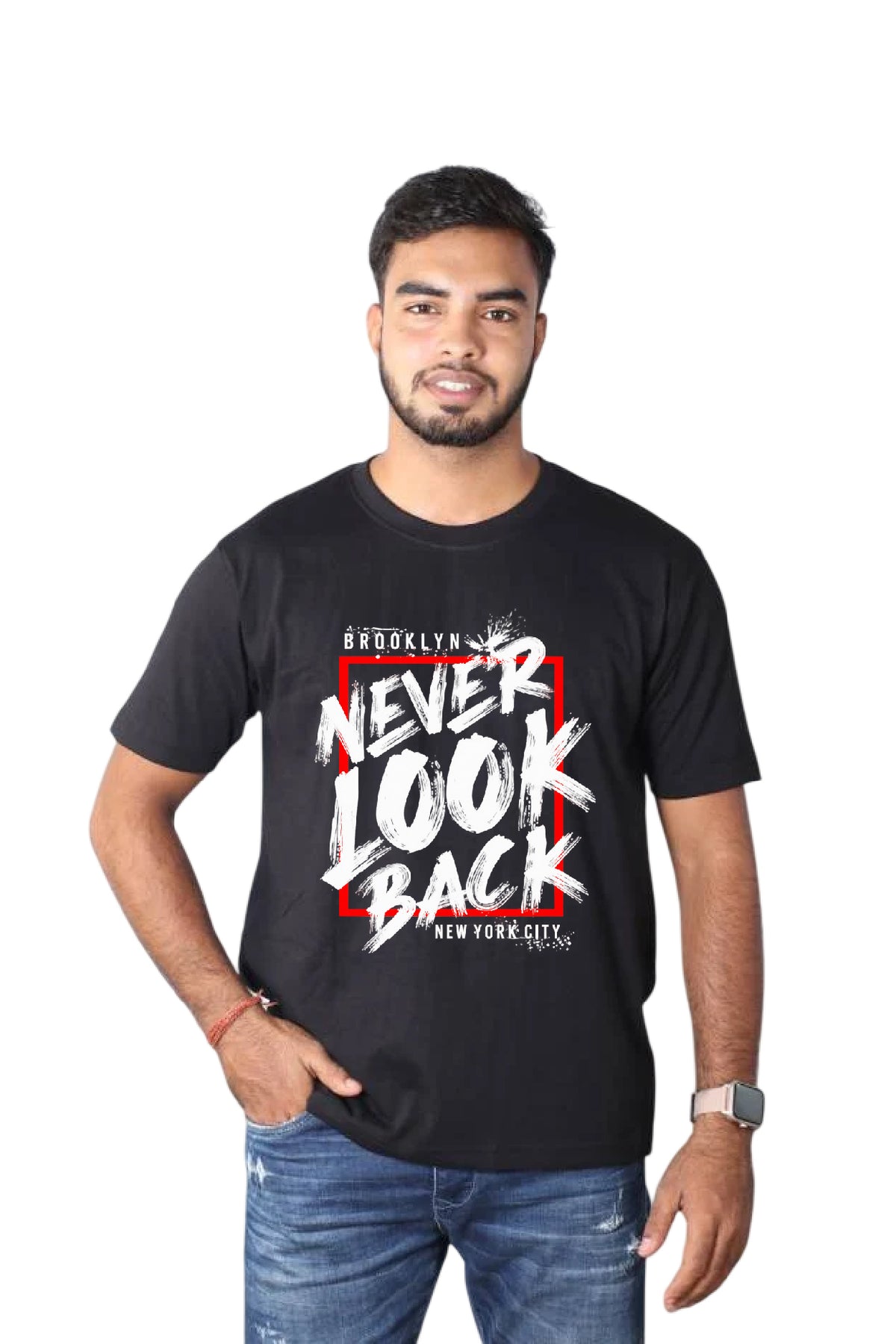 Printed T-Shirt Black