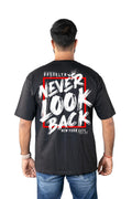 Never look back Printed Oversized T-shirt for Men