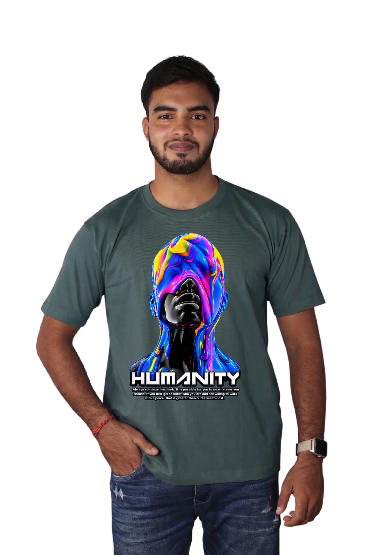 Printed T-Shirt Green