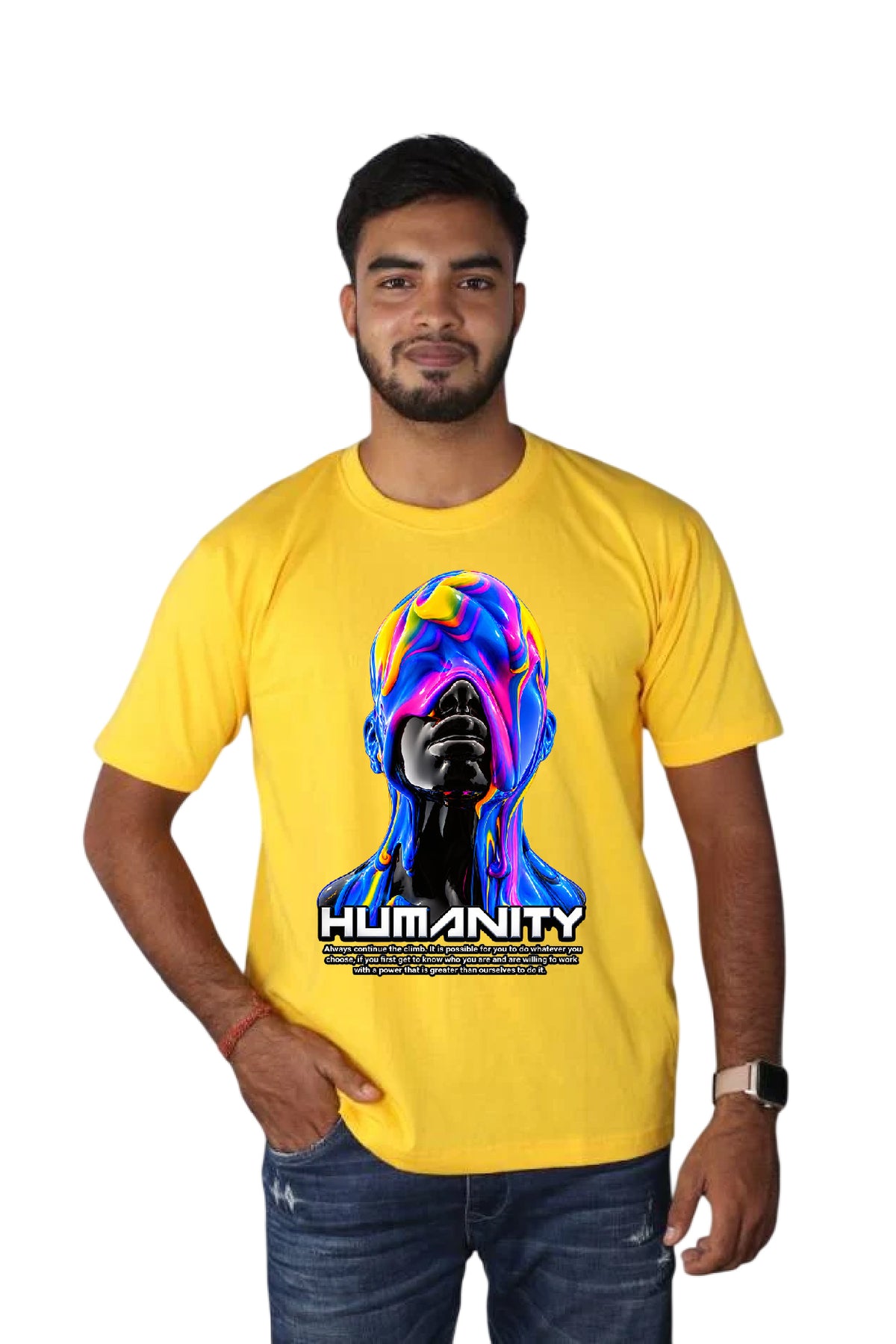 Printed T-Shirt Yellow
