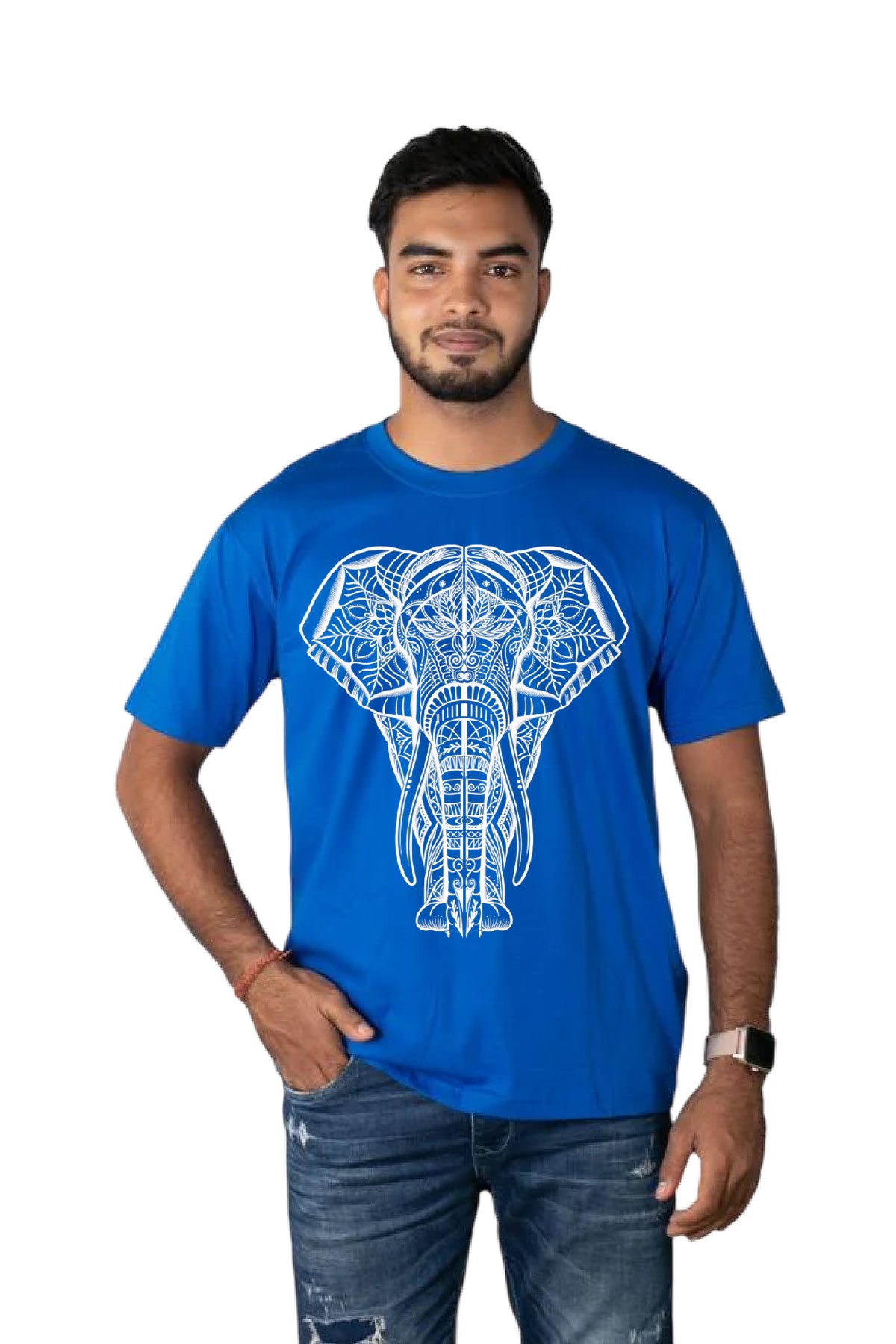 Printed T-Shirt Blue