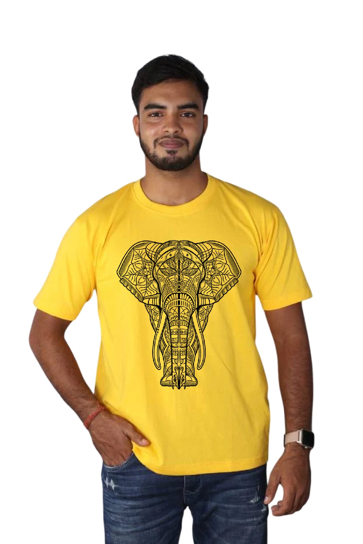 Printed T-Shirt Yellow