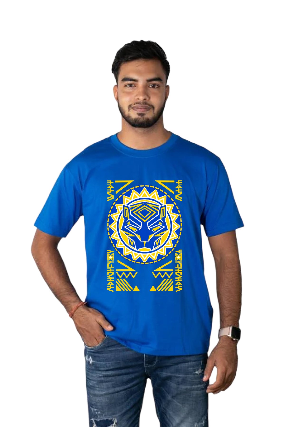 Printed T-Shirt Blue